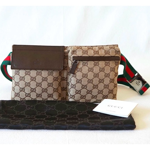 Gucci Handbags - EXCELLENT CONDITION! Authentic Gucci Waist Belt Bum Bag Web Pouch Shoulder Bag